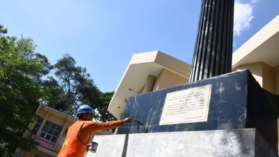 Monumen Bersejarah Pengambil Alihan PT Semen Padang Dipugar