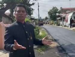 15 Tahun Tak Dibenahi, Kini Jalan Seberang Padang Dimuluskan Wakil Ketua DPRD Padang Ilham Maulana