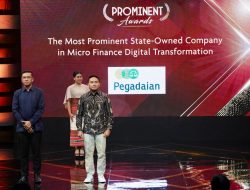 Sukses Lakukan Transformasi Digital Sektor Keuangan Mikro, PT Pegadaian diberi Penghargaan Prominent Award 2023 oleh Metro TV