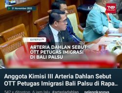 Anggota Komisi III DPR RI Artelia Dahlan Sebut OTT di Imigrasi Bandara Ngurah Rai Operasi Palsu