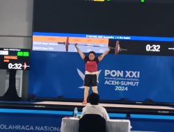 Arena PON XXI Sumut : Mayang Sari Lifter Putri Sumbar Gagal Raih Medali